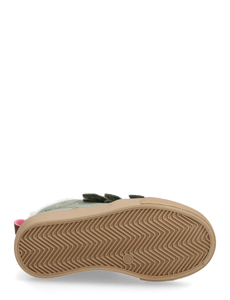 Mango - Leather trainers with fleece - vinterstövlar - beige - khaki - 4