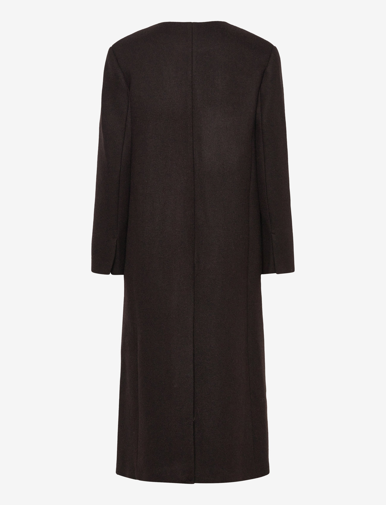 Mango - Long wool coat - villakangastakit - dark brown - 2