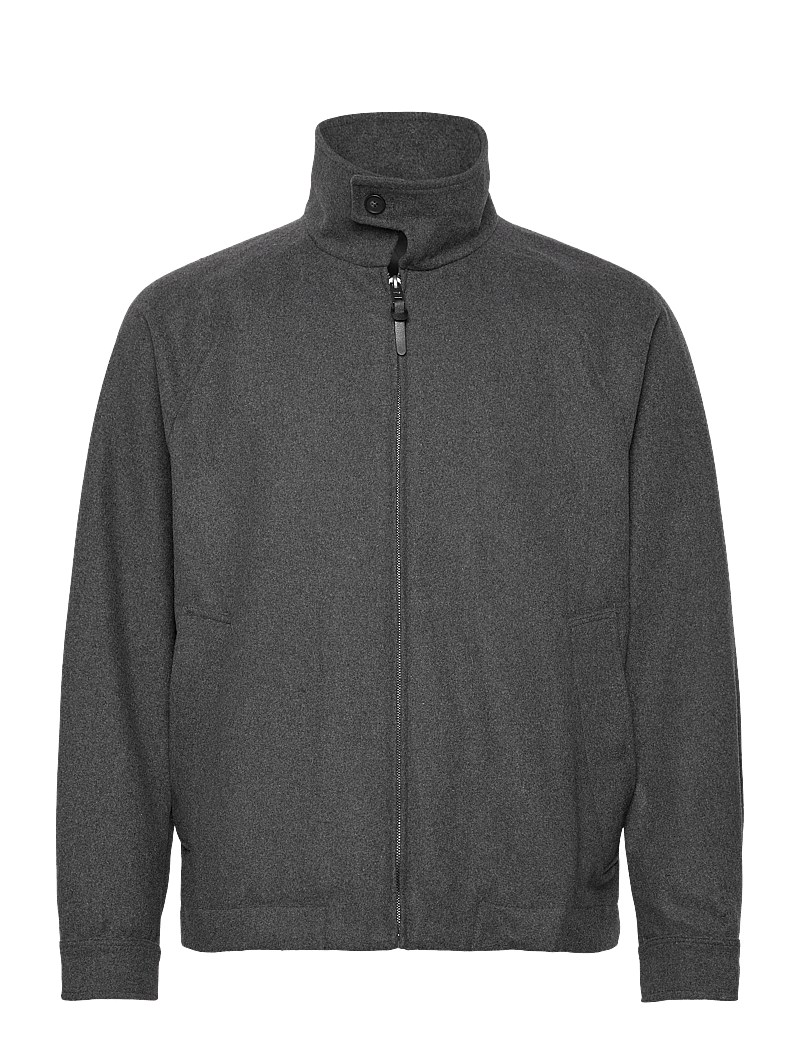 Mango - Wool-blend jacket - vinterjackor - grey - 1