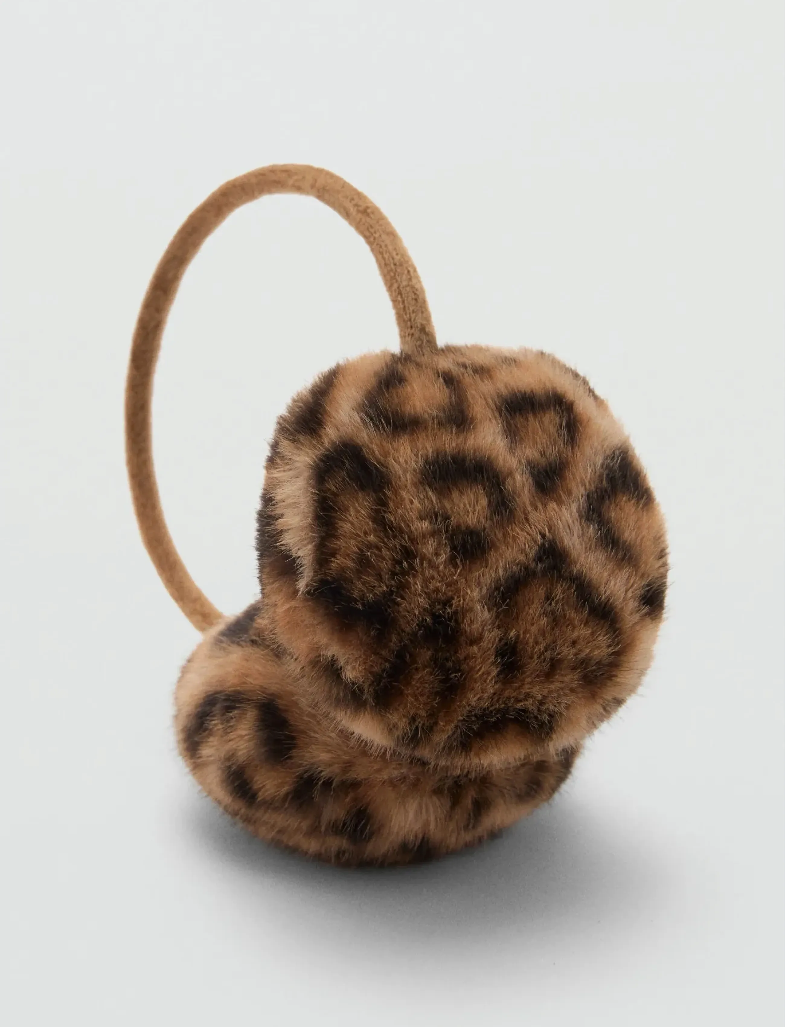 Mango Fur-effect earmuffs - Mango - MEDIUM BROWN / brown