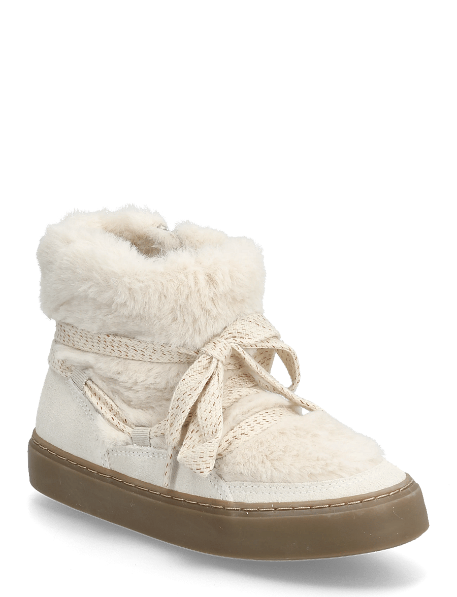 Mango - Ankle boots with leather accents - winterstiefel - lt pastel brown - 0