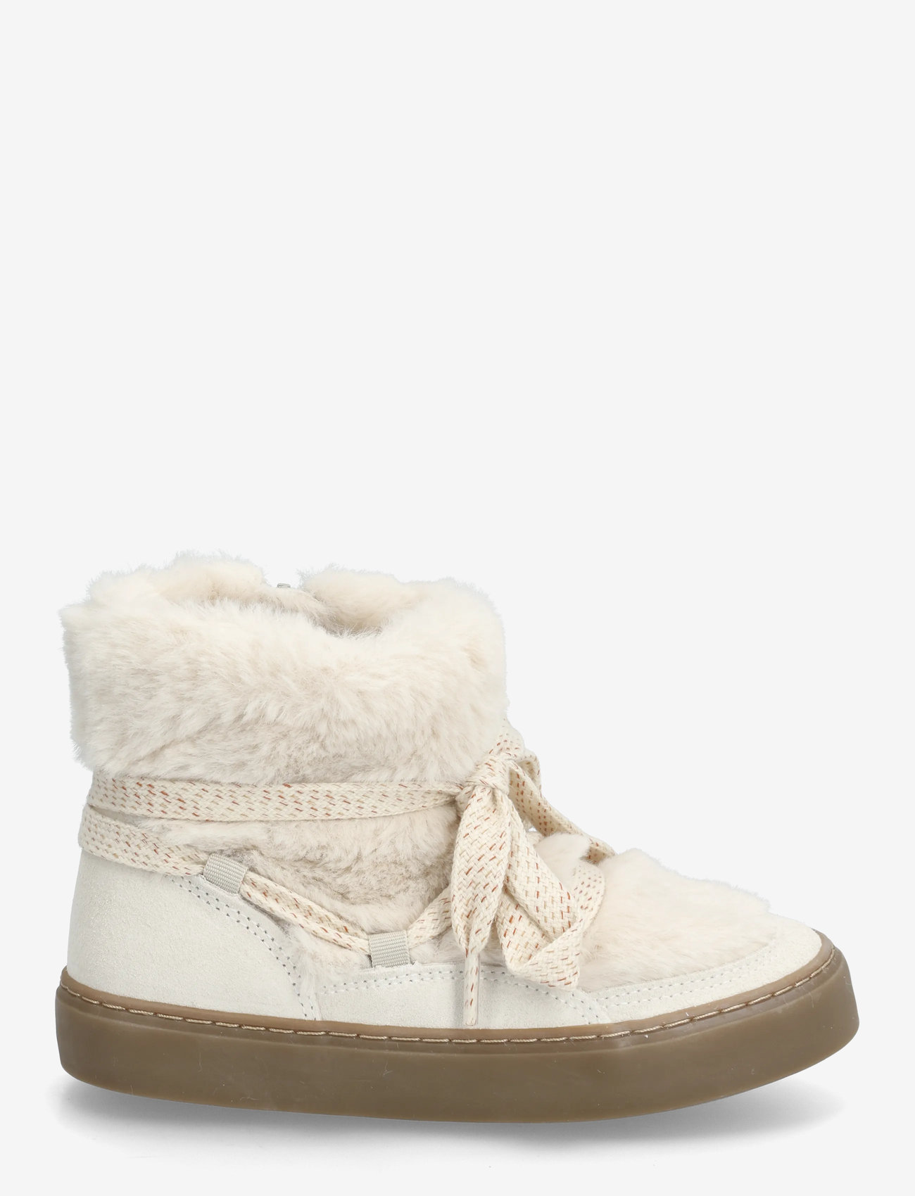 Mango - Ankle boots with leather accents - vinterstövlar - lt pastel brown - 1