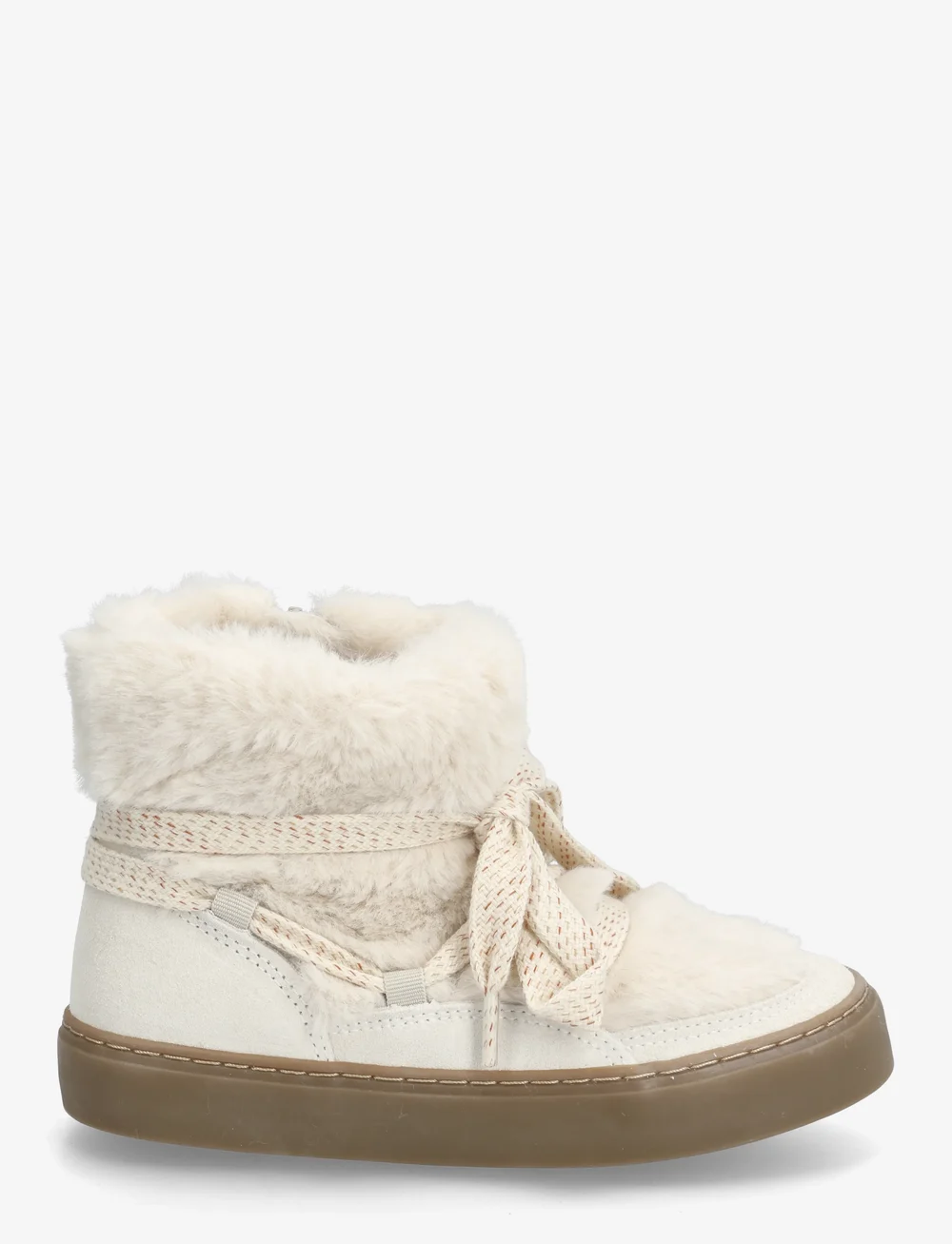 Mango - Ankle boots with leather accents - winterstiefel - lt pastel brown - 1