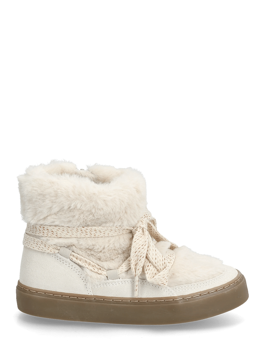 Mango - Ankle boots with leather accents - winterstiefel - lt pastel brown - 1