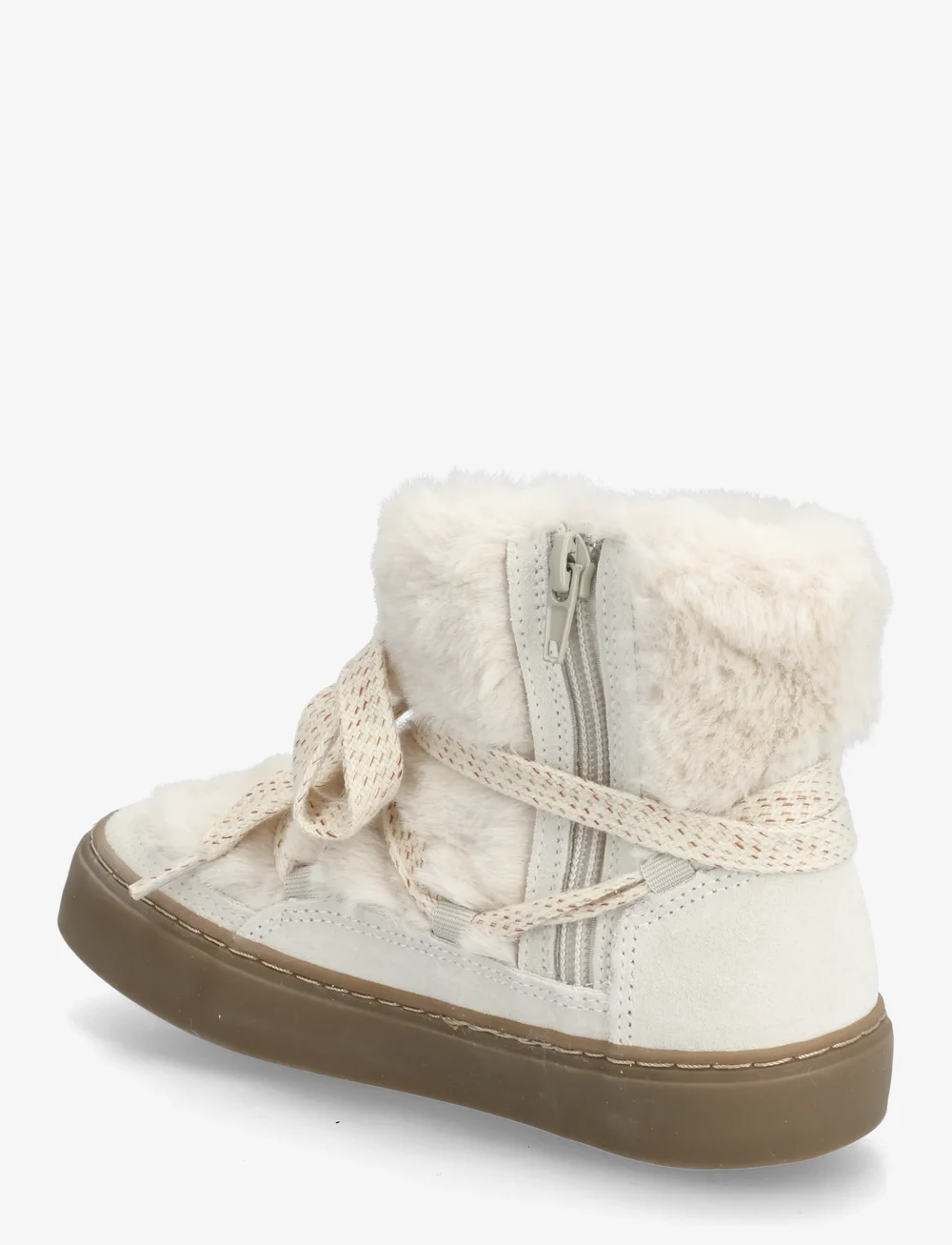 Mango - Ankle boots with leather accents - winterstiefel - lt pastel brown - 2