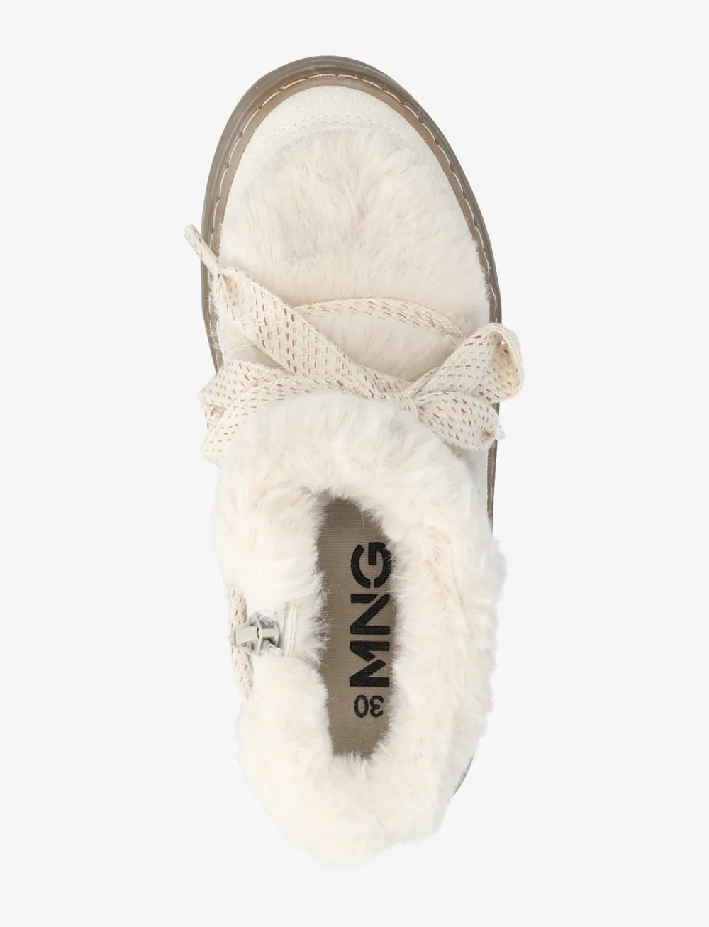 Mango - Ankle boots with leather accents - winterstiefel - lt pastel brown - 3