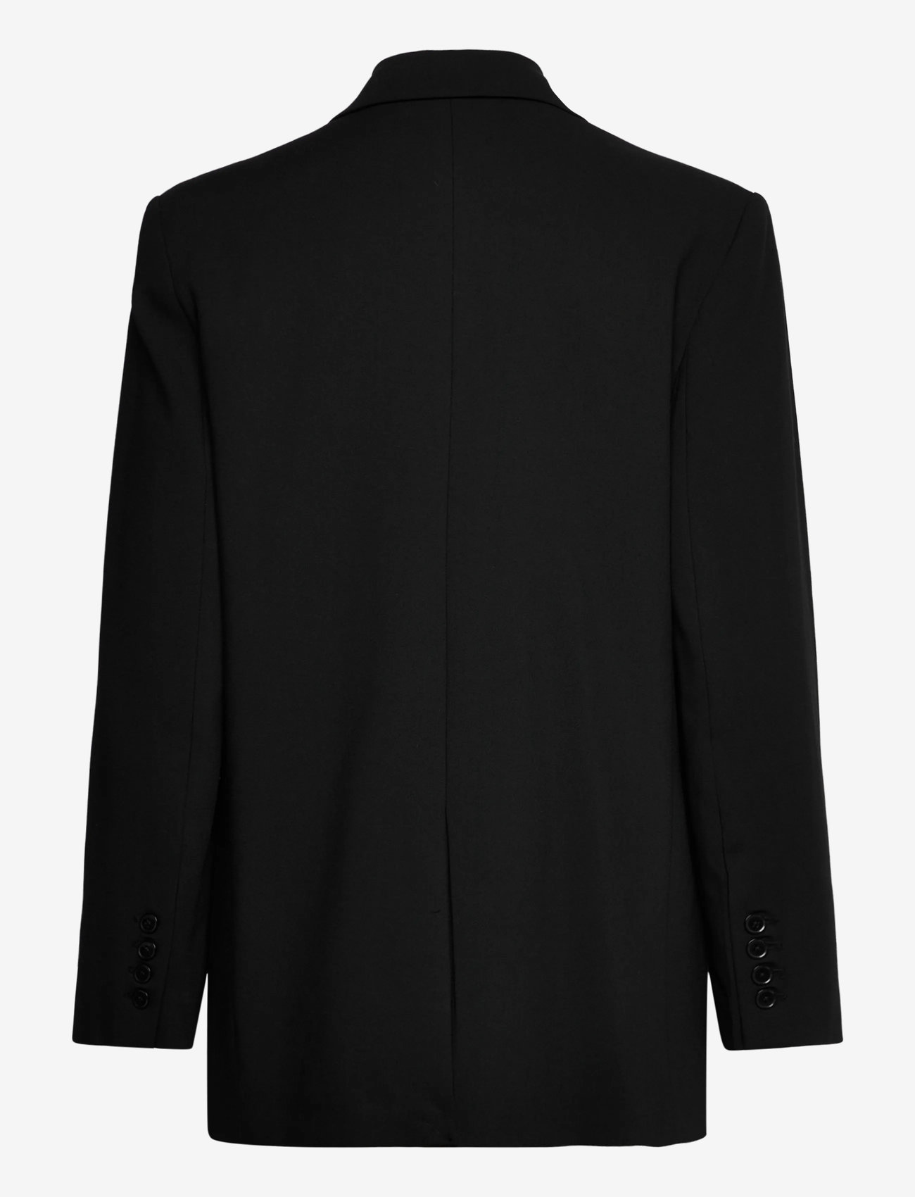 Mango - Straight jacket with flap pockets - enkeltradede blazere - black - 1