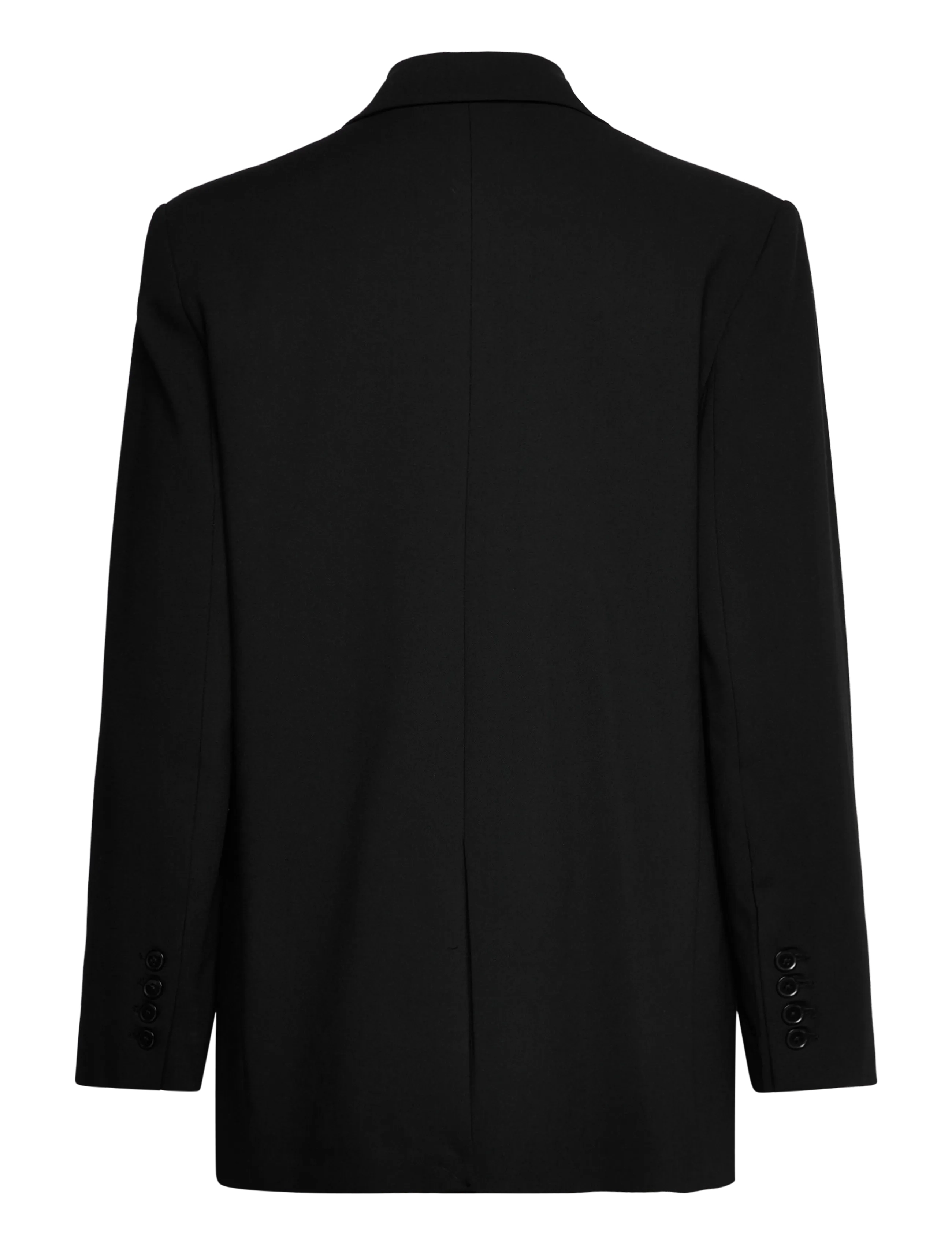Mango - Straight jacket with flap pockets - black - 2