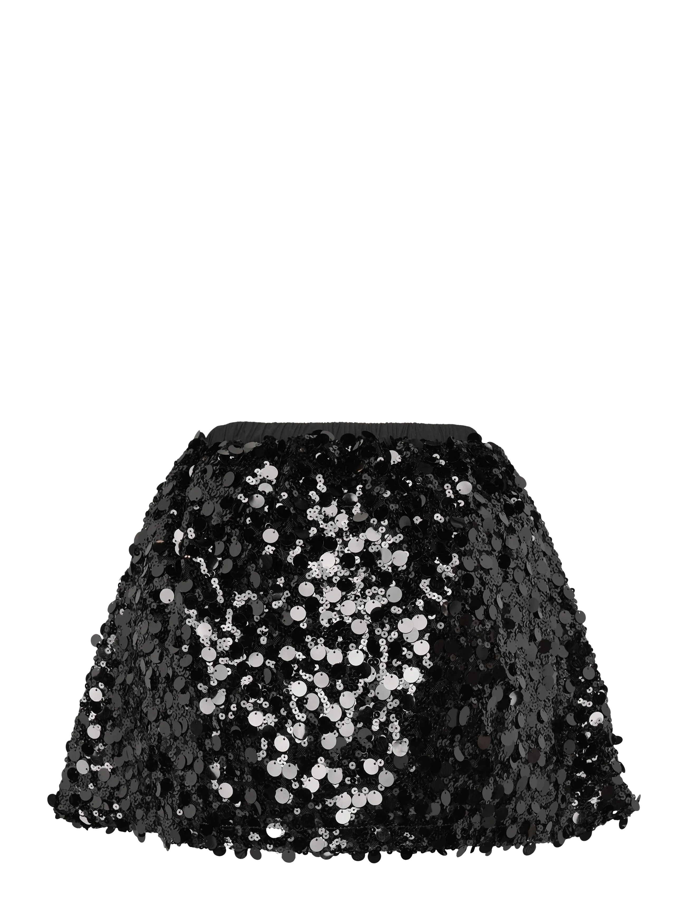 Mango - Sequin skirt - miniseelikud - black - 1