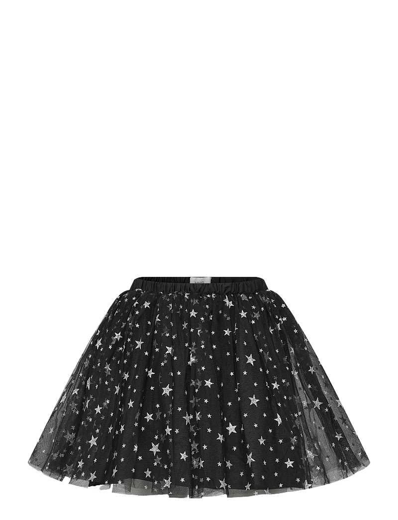 Mango - Star tulle skirt - tylnederdel - black - 0