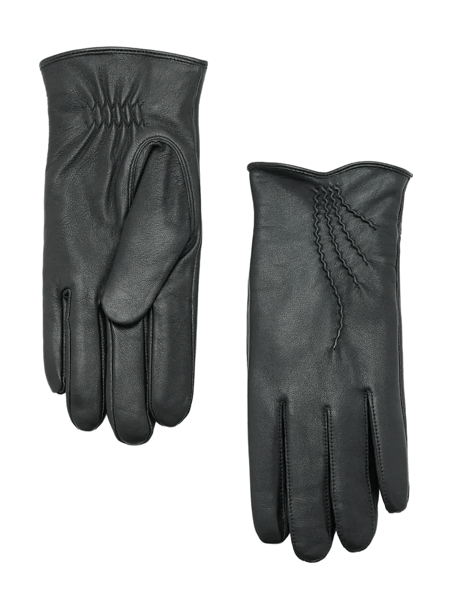 Mango - Leather gloves - læderhandsker - black - 1