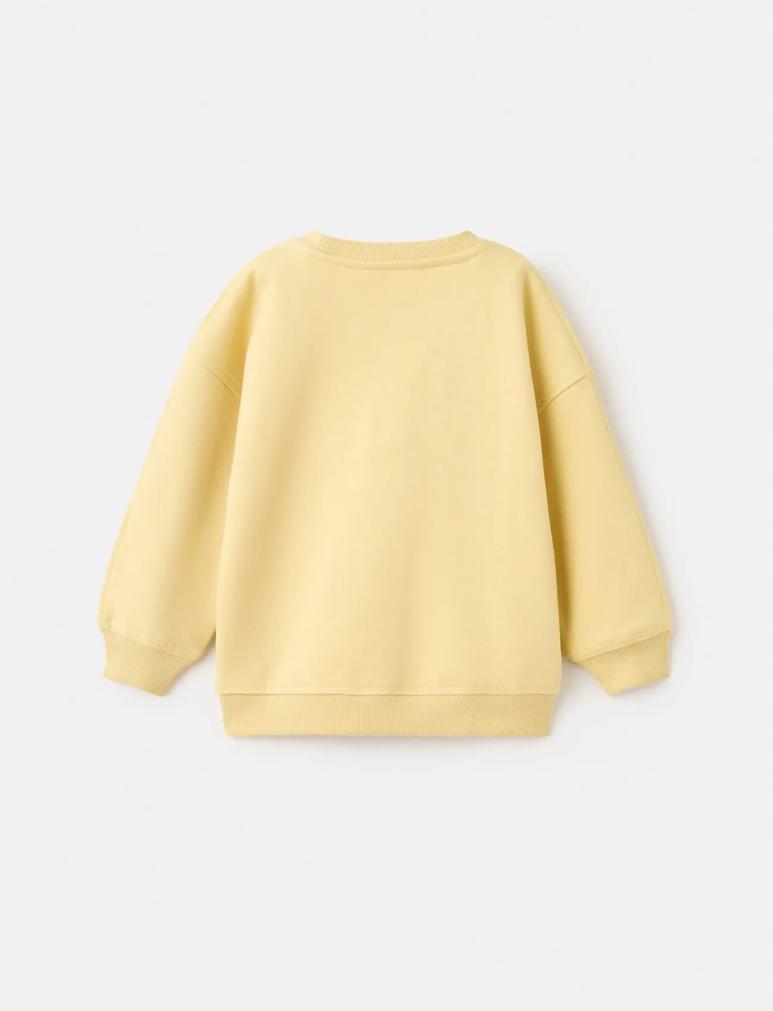Mango Printed embroidered sweatshirt - Overdeler - YELLOW / yellow