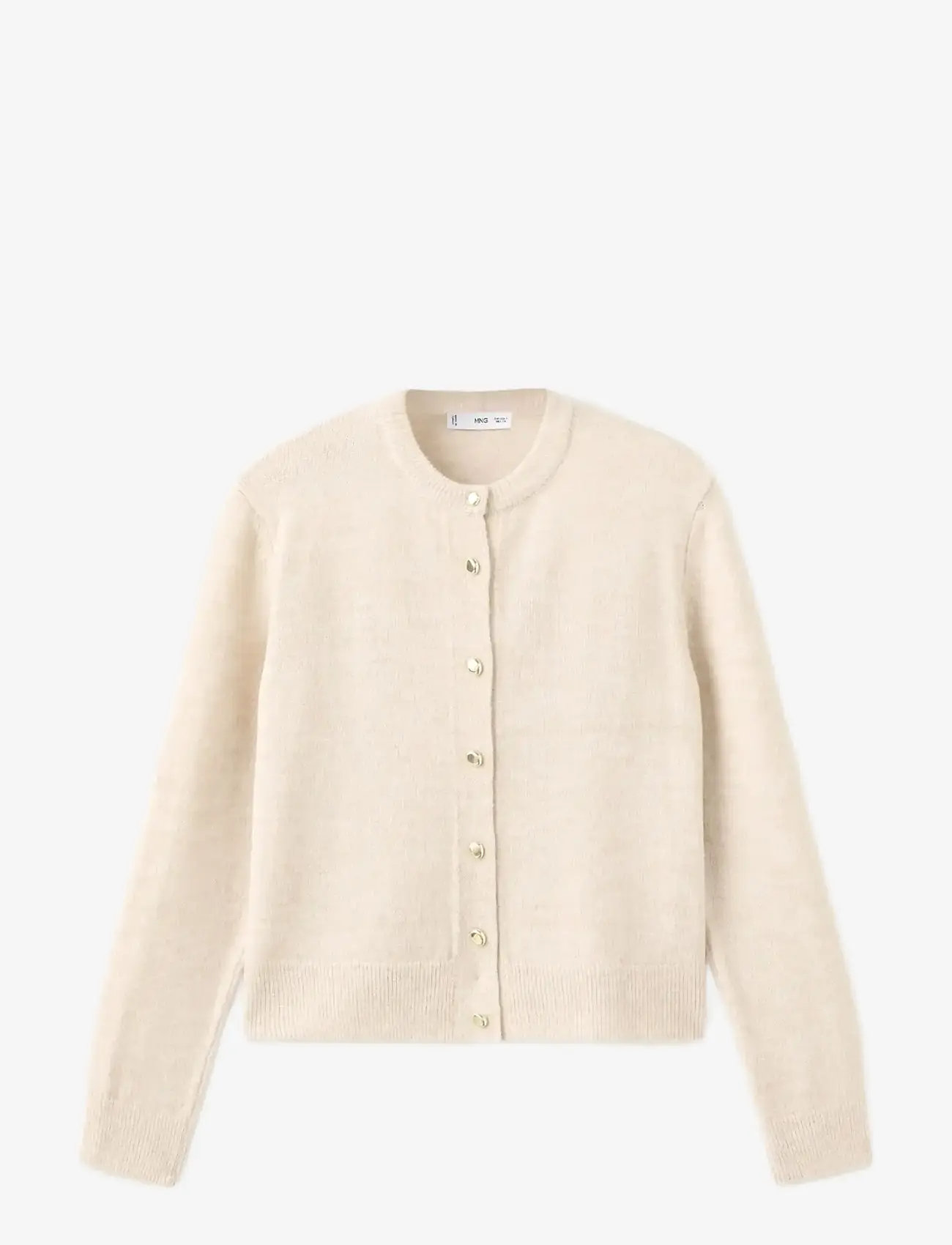 Mango - Knitted button cardigan - herbstliche kleidung - light beige - 0