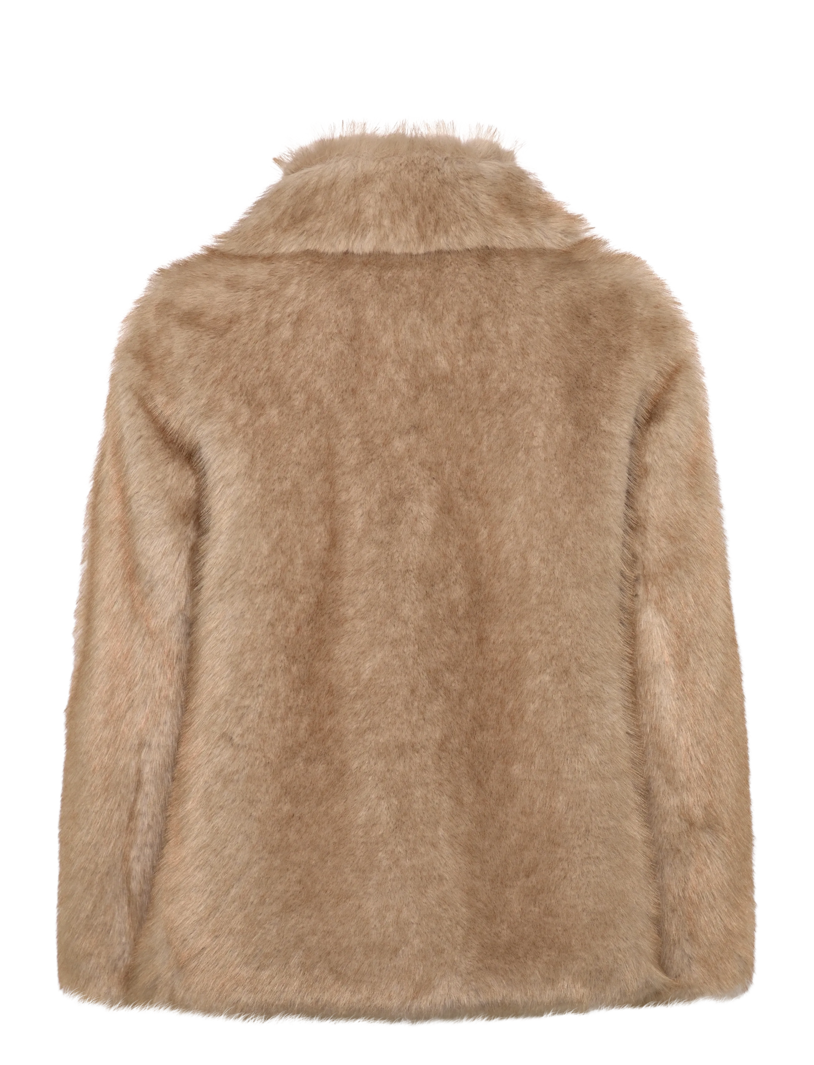 Mango - Faux-fur coat with buttons - odzież wierzchnia - light beige - 2