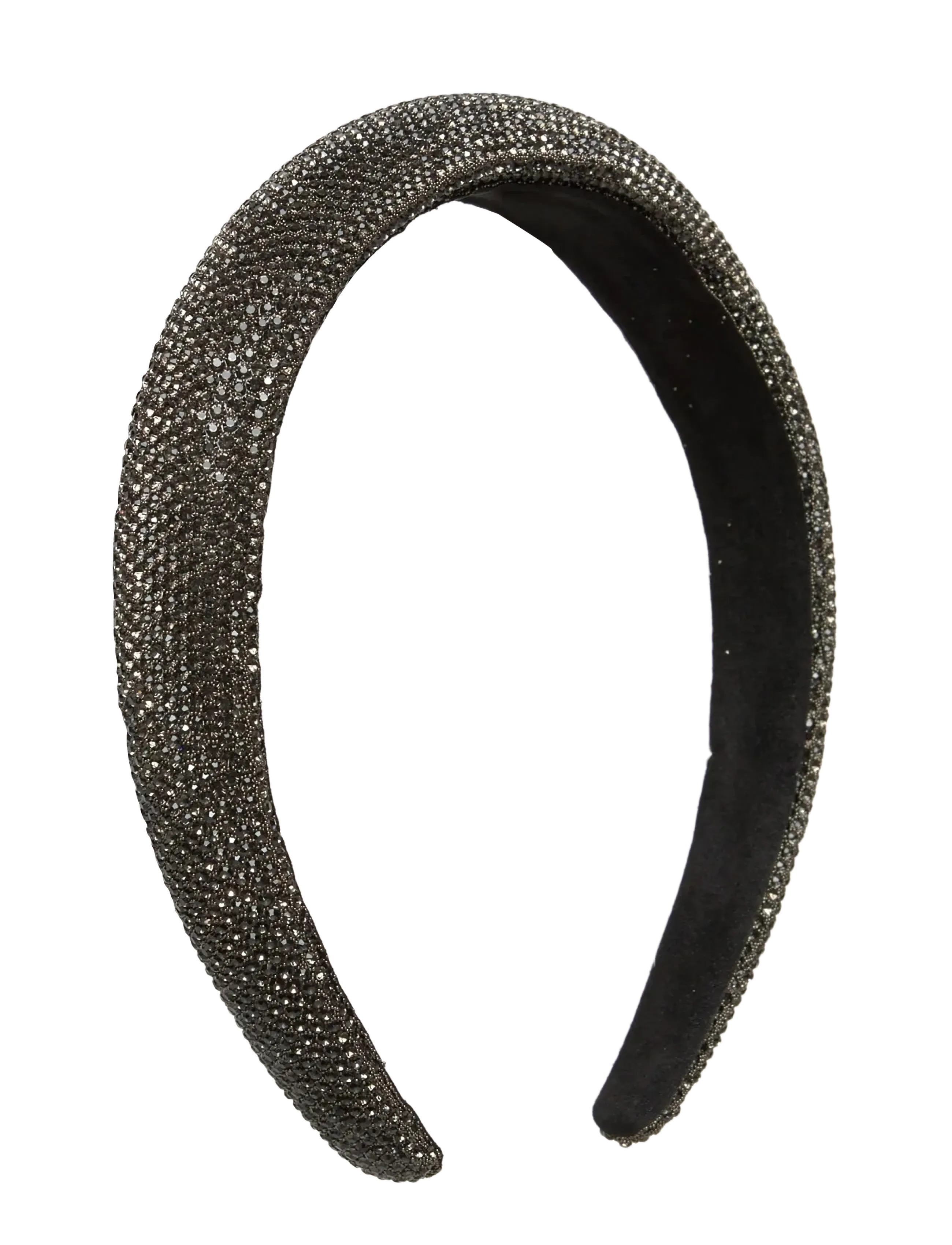 Mango Crystal headband - Håraccessoarer - BLACK / black