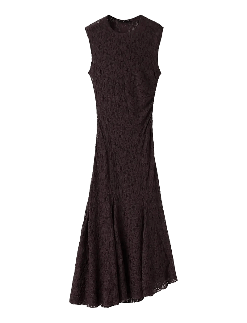 Mango Asymmetric Lace Dress maxi dresses shop at Booztlet Mango Asymmetric Lace Dress maxi dresses shop at Booztlet