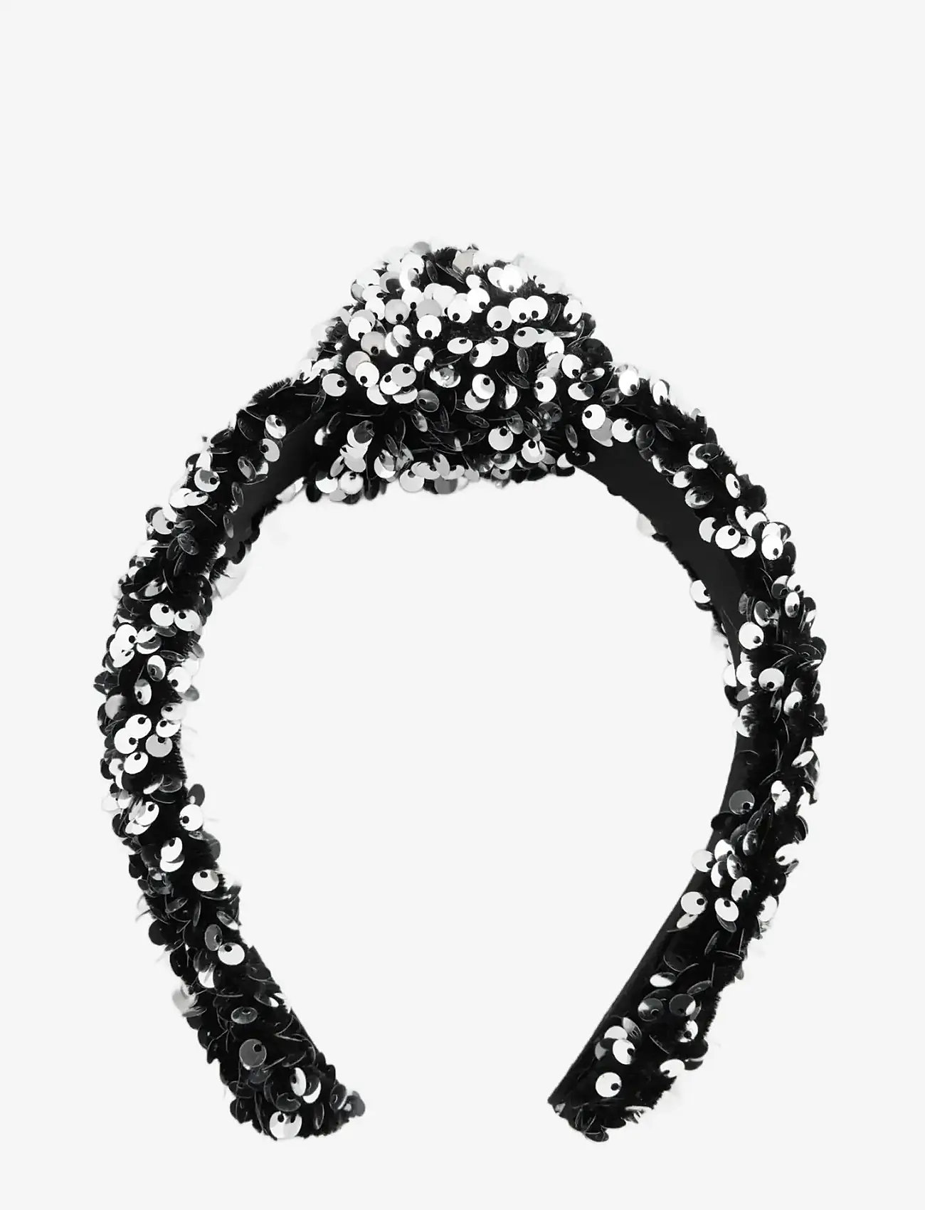 Mango - Sequin shimmer headband - hårbånd - black - 1