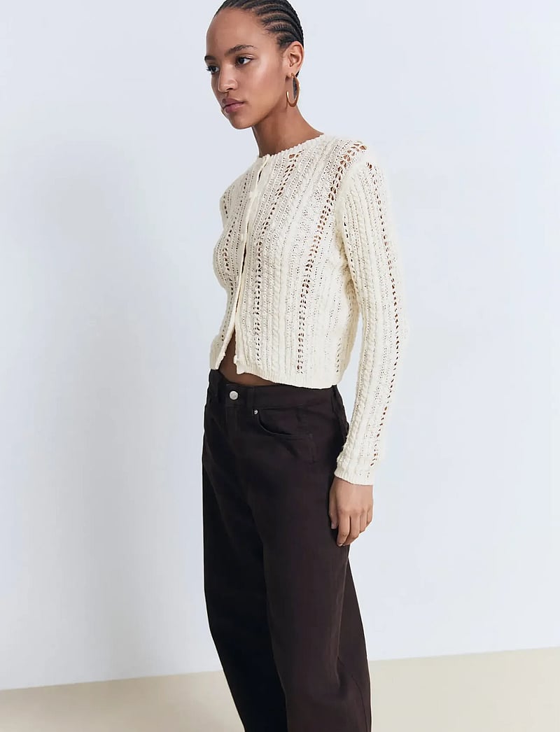 Mango Openwork Knit Cardigan (MAN17031184-AW25) Cardigans
