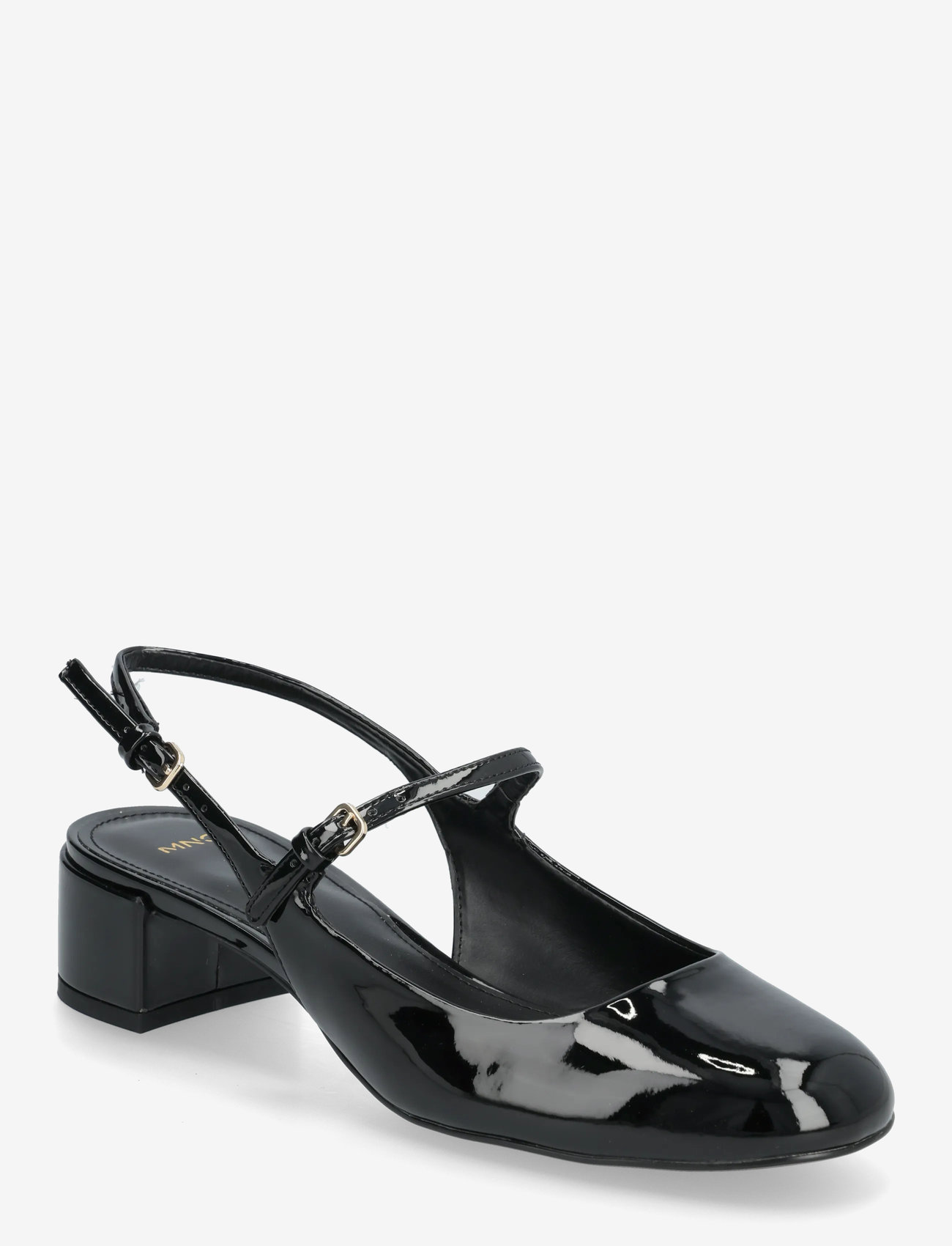 Mango - Patent leather block-heel shoes - damen - black - 0