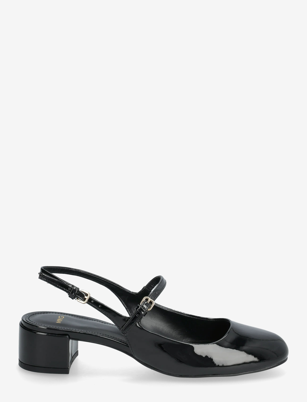 Mango - Patent leather block-heel shoes - damen - black - 1