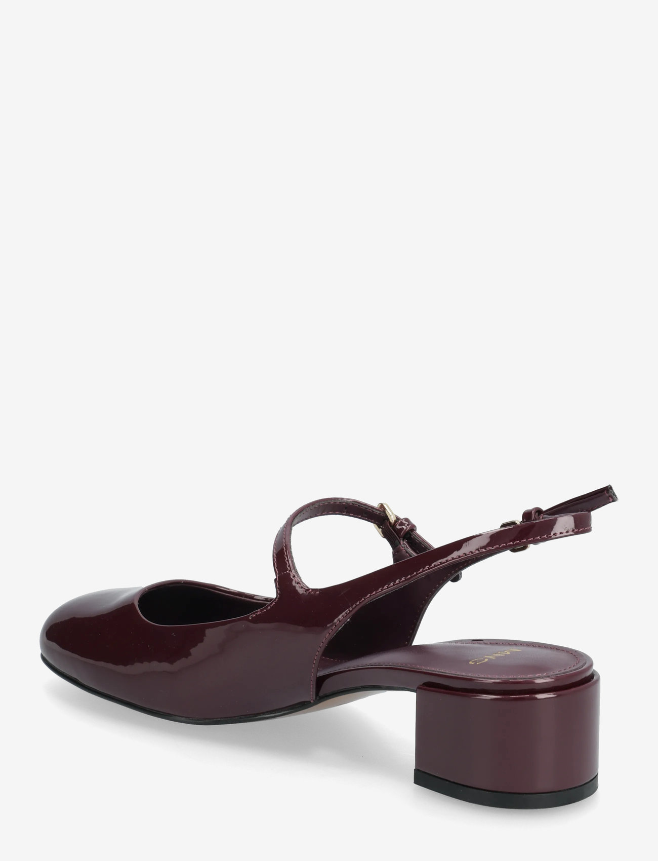Mango - Patent leather block-heel shoes - laveste priser - dark red - 2