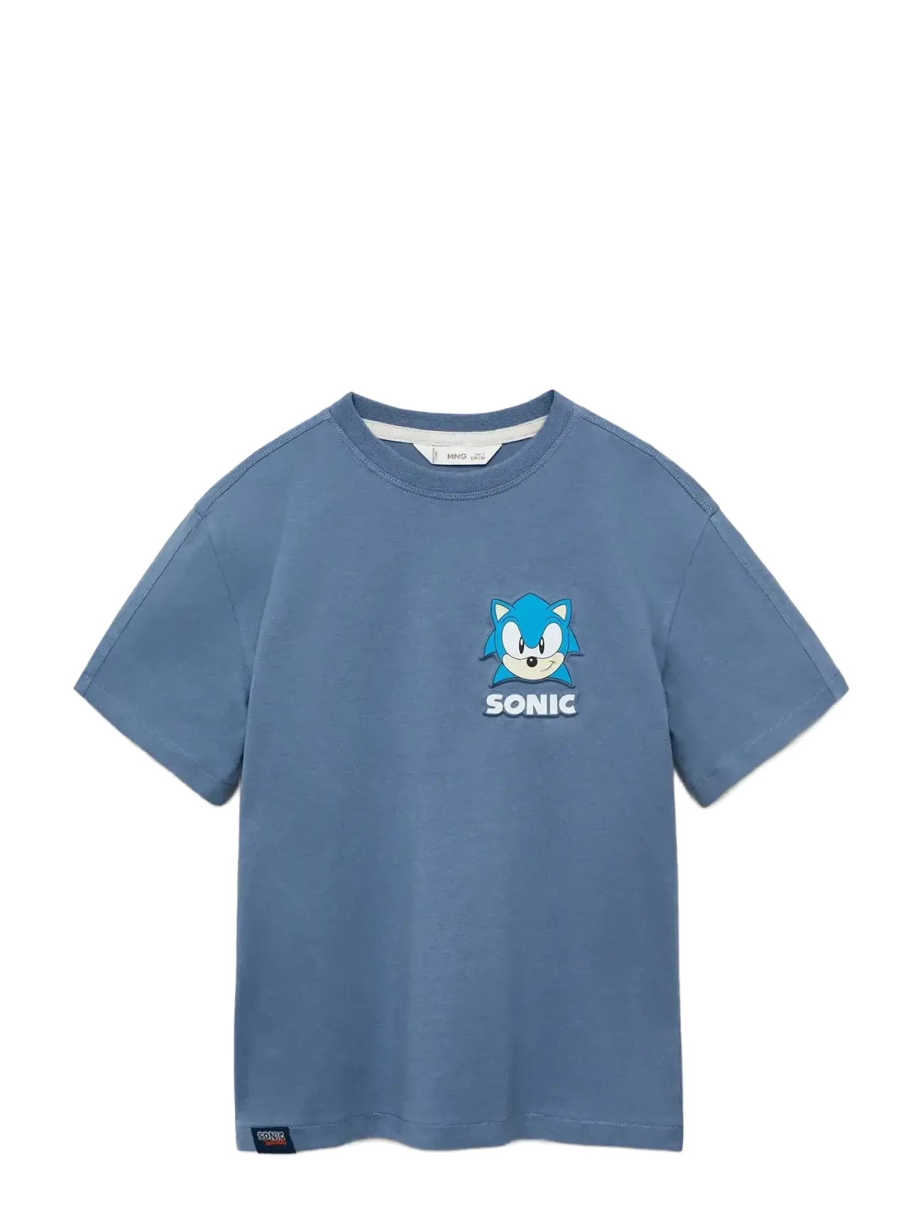 Mango Embossed Sonic t-shirt - Last chance - MEDIUM BLUE / blue