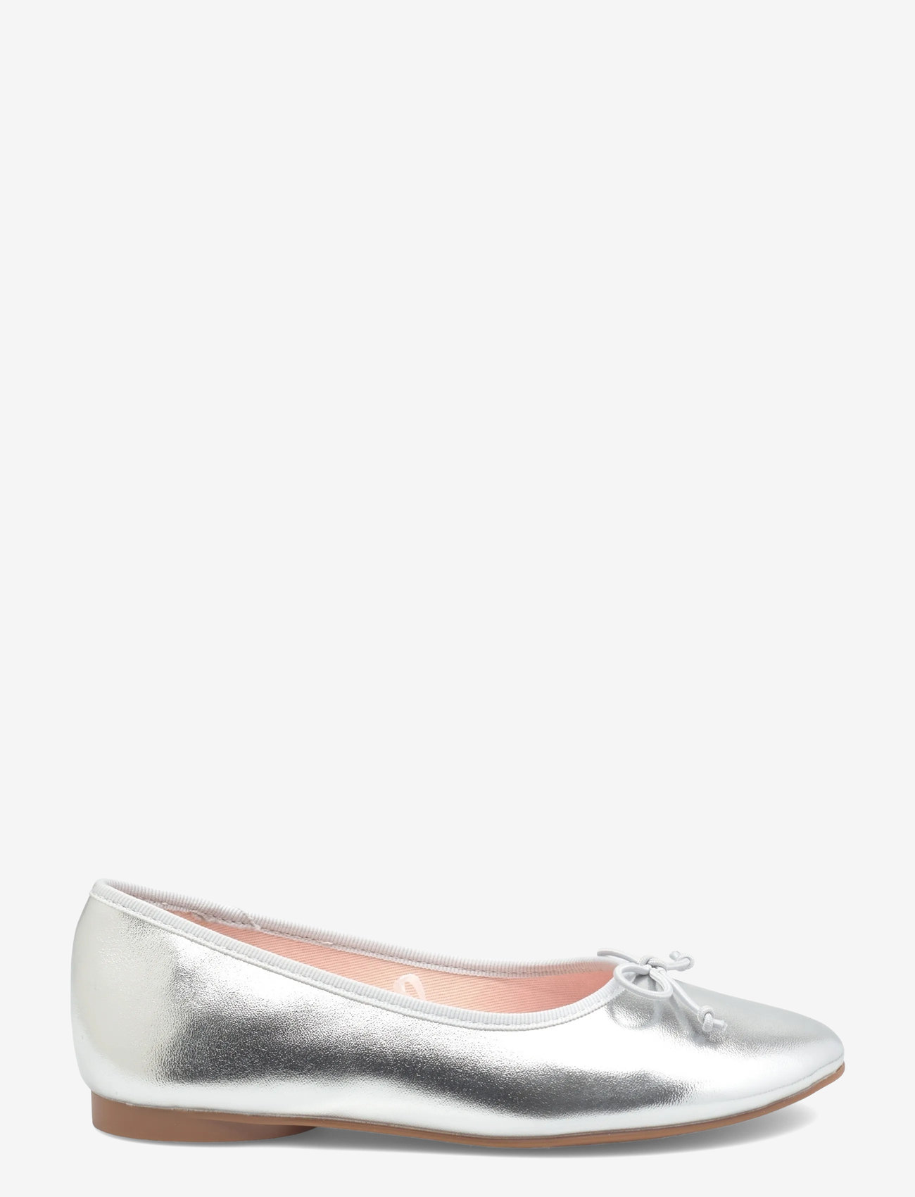 Mango - Metallic ballet flats with bow - laveste priser - silver - 1
