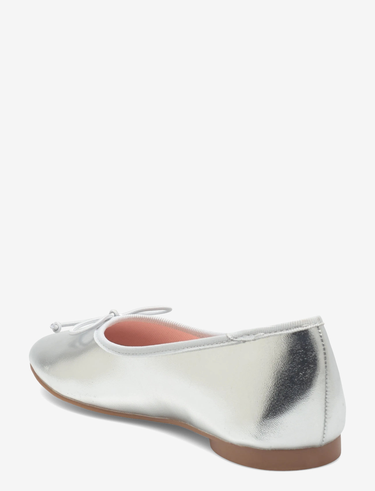 Mango - Metallic ballet flats with bow - laveste priser - silver - 2