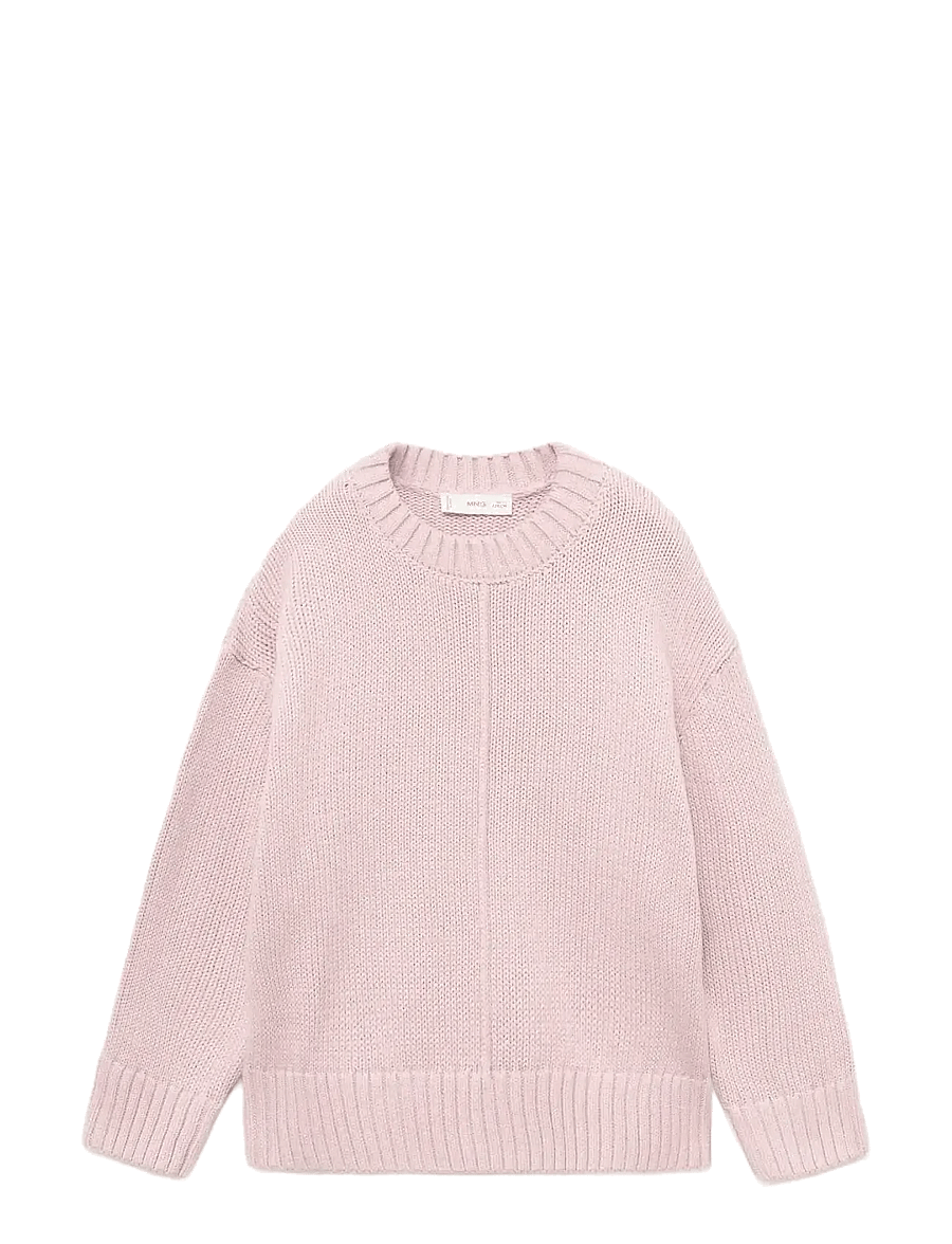 Mango - Long-sleeve knitted sweater - stickade tröjor - lt-pastel pink - 1