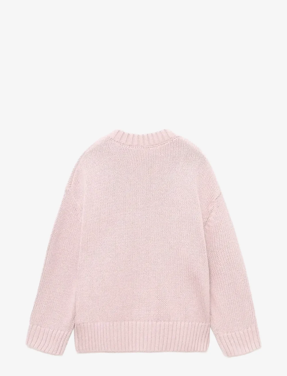 Mango - Long-sleeve knitted sweater - pullover - lt-pastel pink - 2