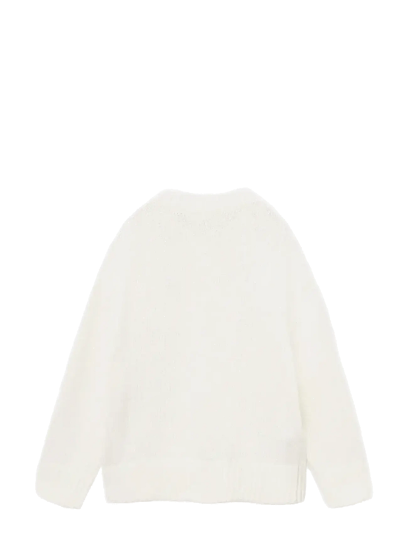 Mango - Long-sleeve knitted sweater - stickade tröjor - natural white - 2