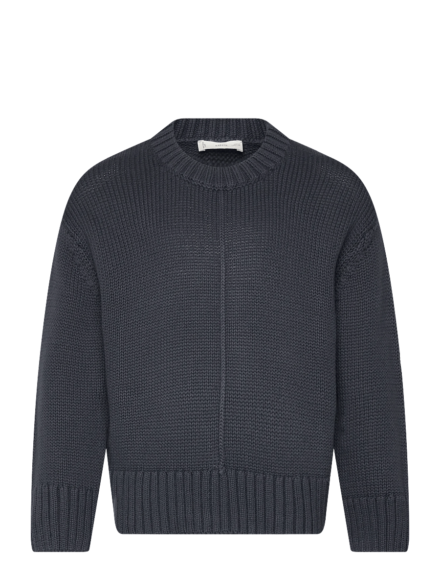 Mango - Long-sleeve knitted sweater - stickade tröjor - navy - 1