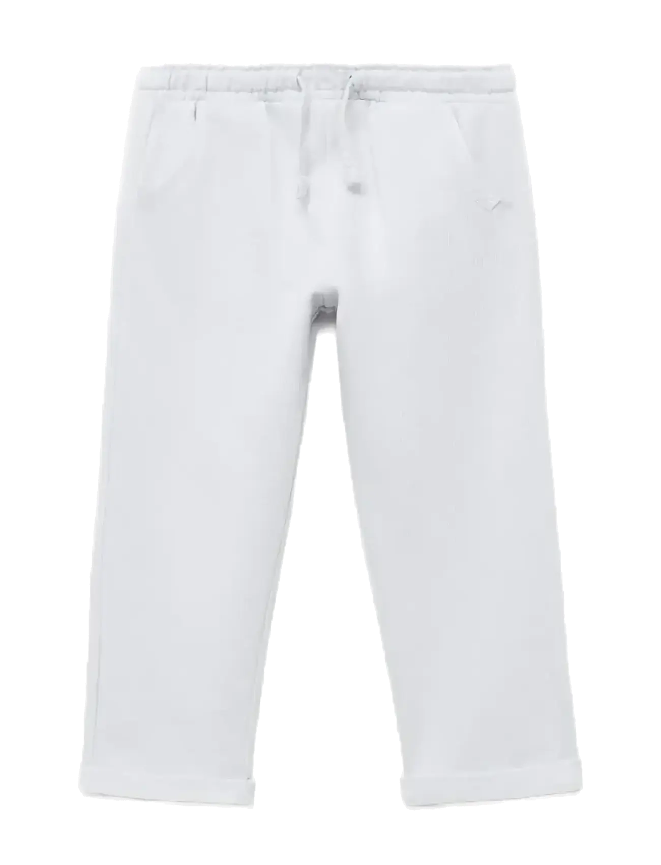 Mango Cotton drawstring joggers - Last Chance - LT-PASTEL BLUE / blue