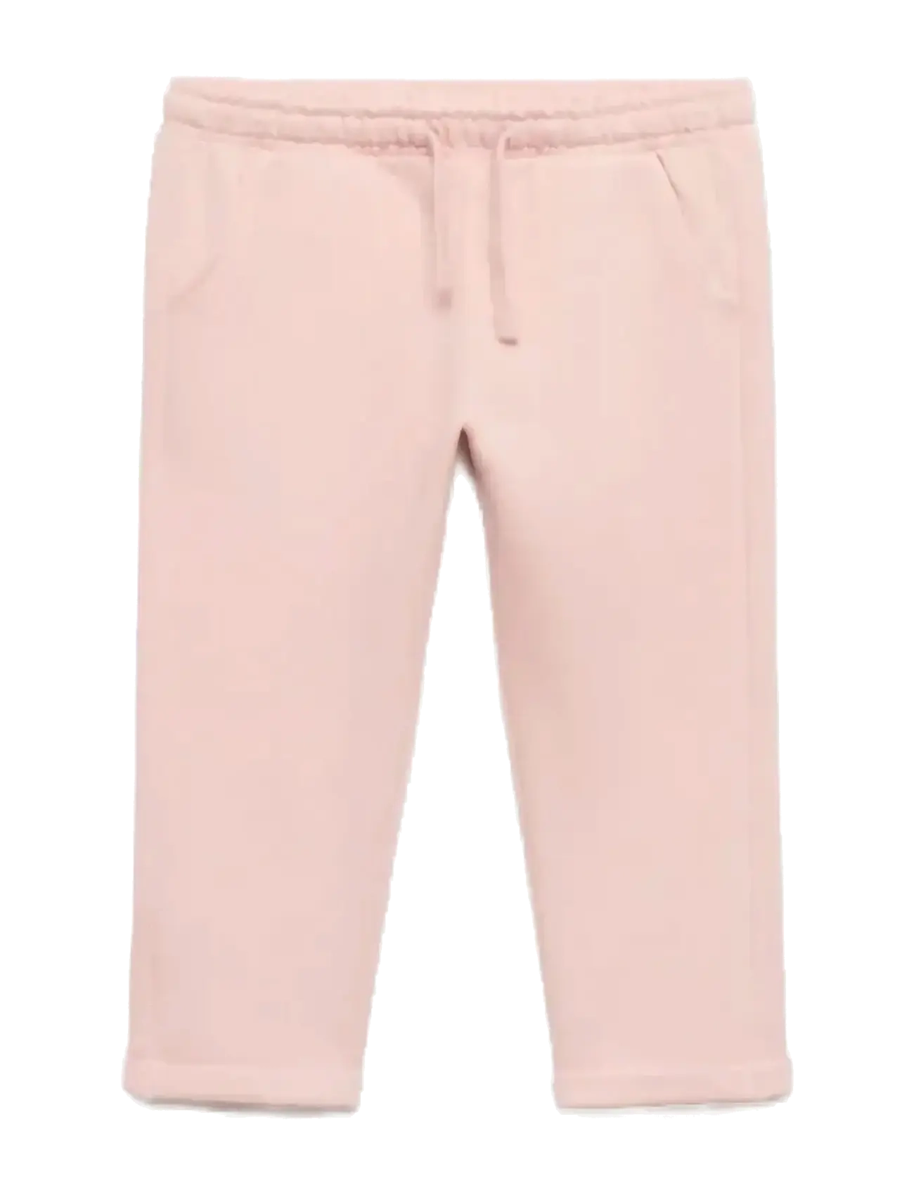 Cotton drawstring joggers - PINK