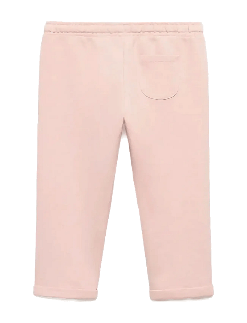 Mango - Cotton drawstring joggers - jogginghosen - pink - 1