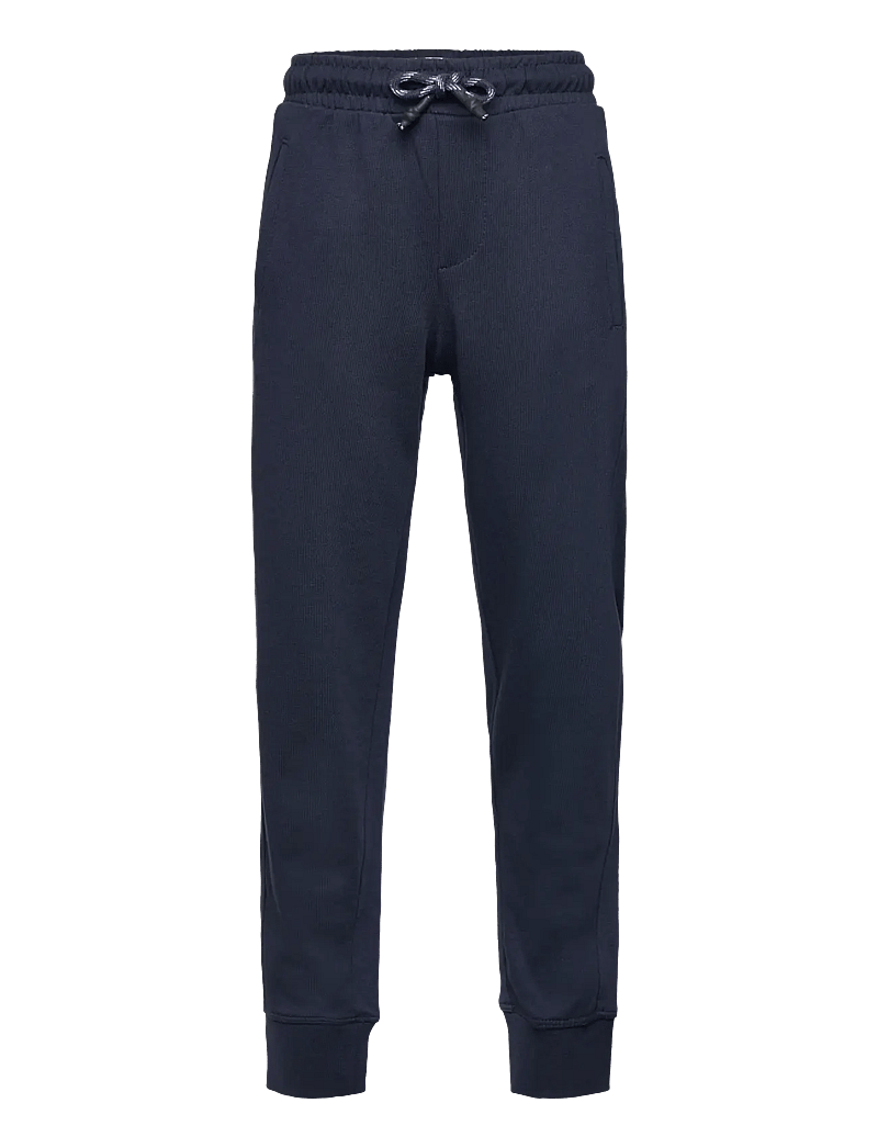 Mango - Drawstring jogger trousers - mjukisbyxor - navy - 0