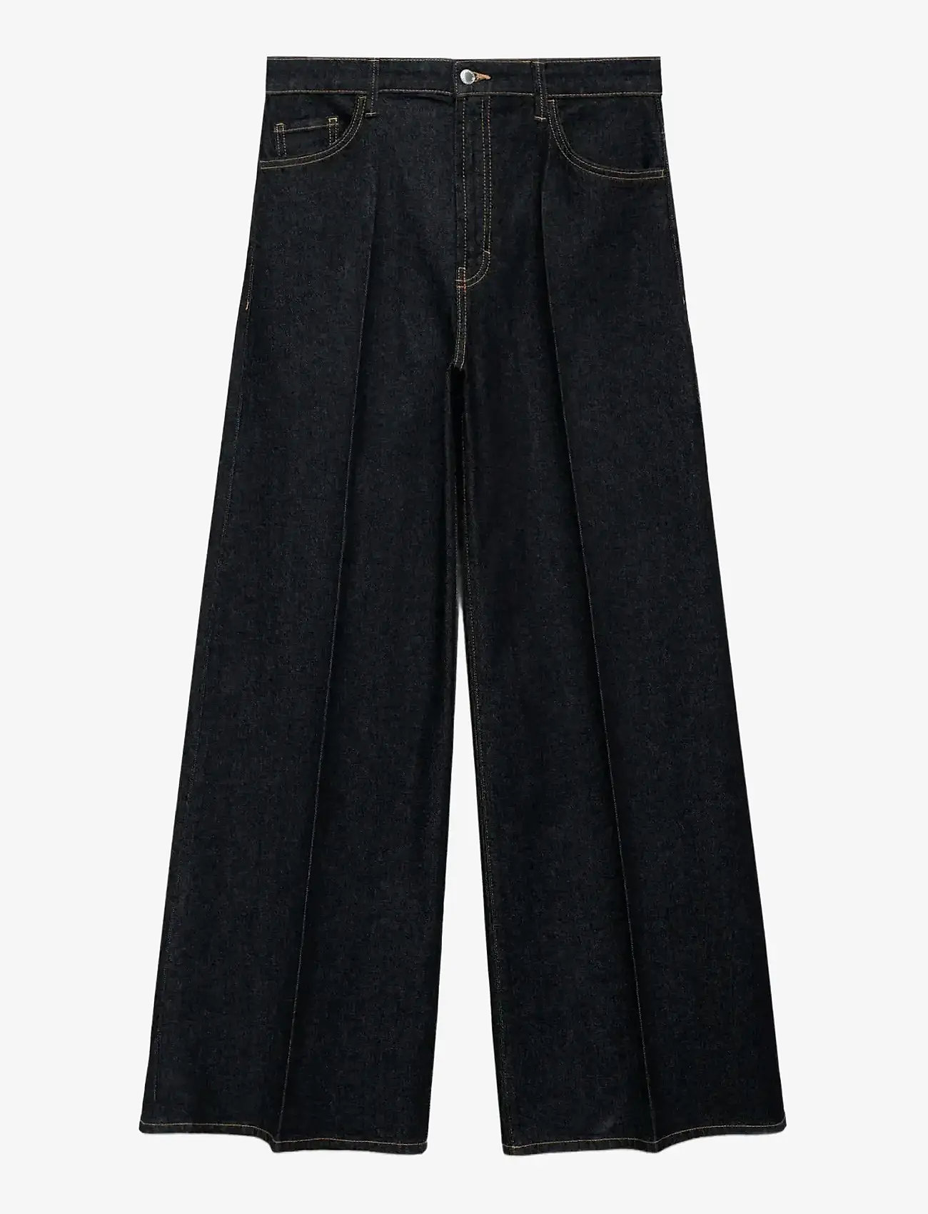 Mango - High-waisted wide leg jeans - vida jeans - open blue - 1