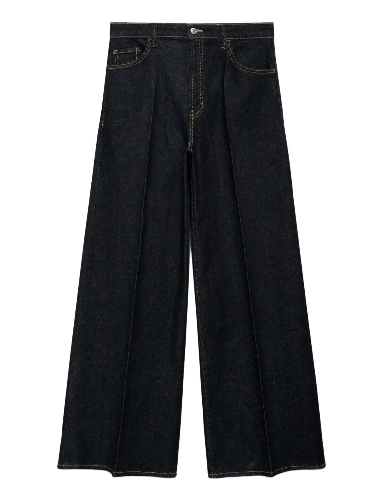 Mango High-waisted wide-leg jeans - Clothing - OPEN BLUE / blue