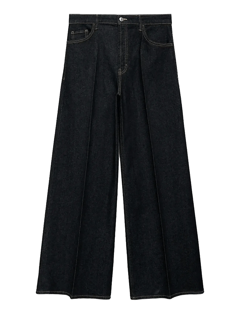 Mango - High-waisted wideleg jeans - hosen mit weitem bein - open blue - 1