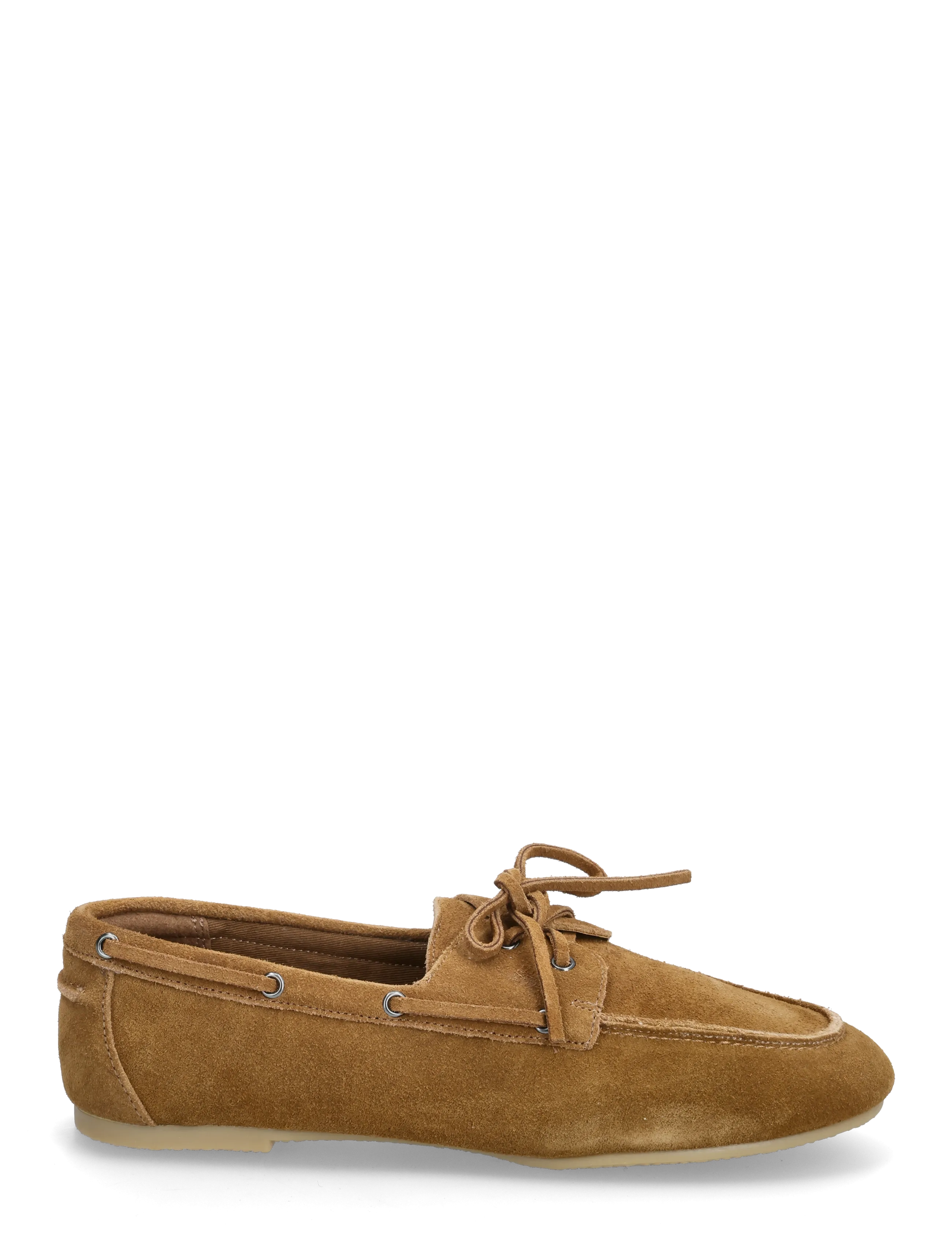 Mango - Suede nautical shoes - sommerschnäppchen - lt pastel brown - 1