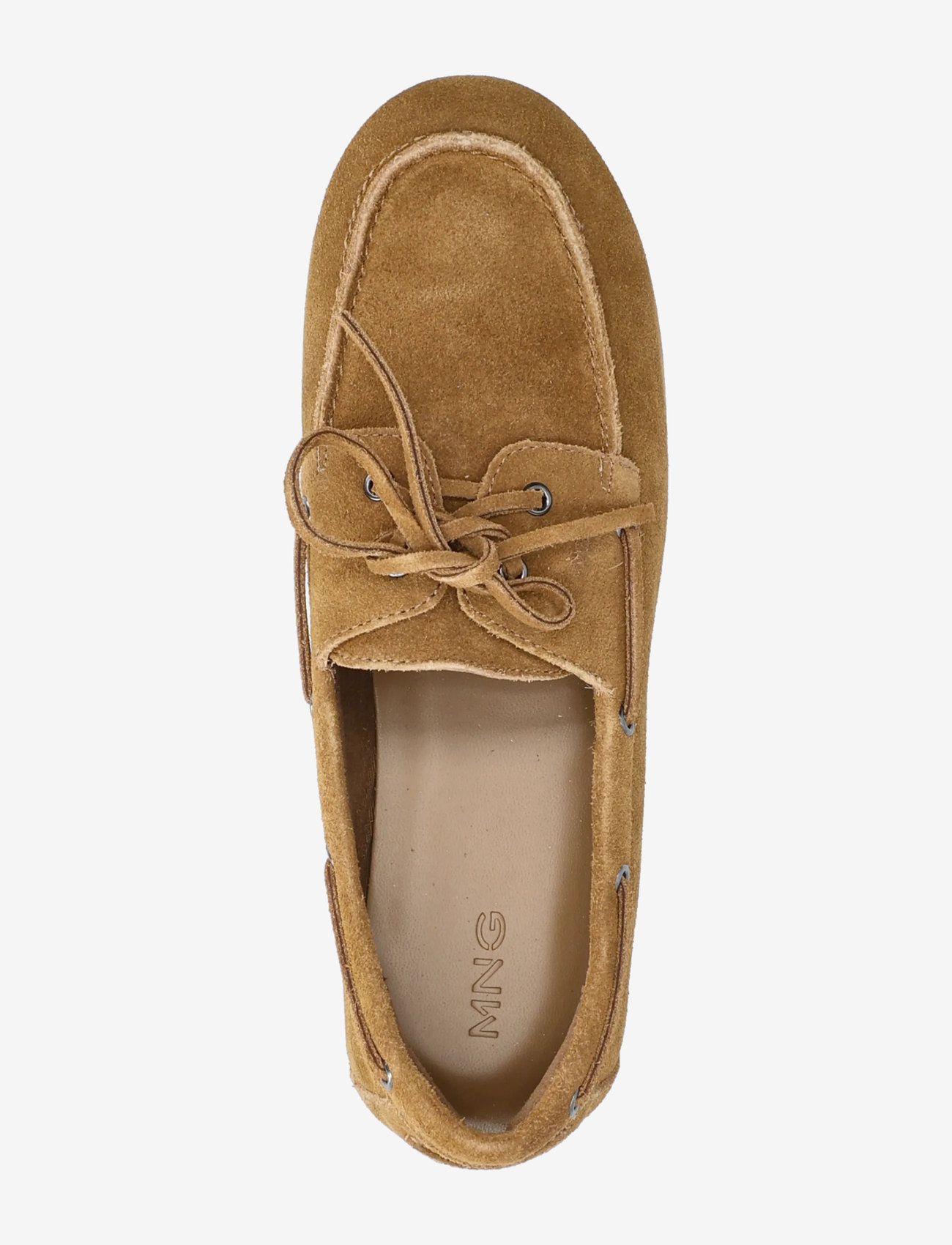 Mango - Suede nautical shoes - ballerinaer & slip ons - lt pastel brown - 3
