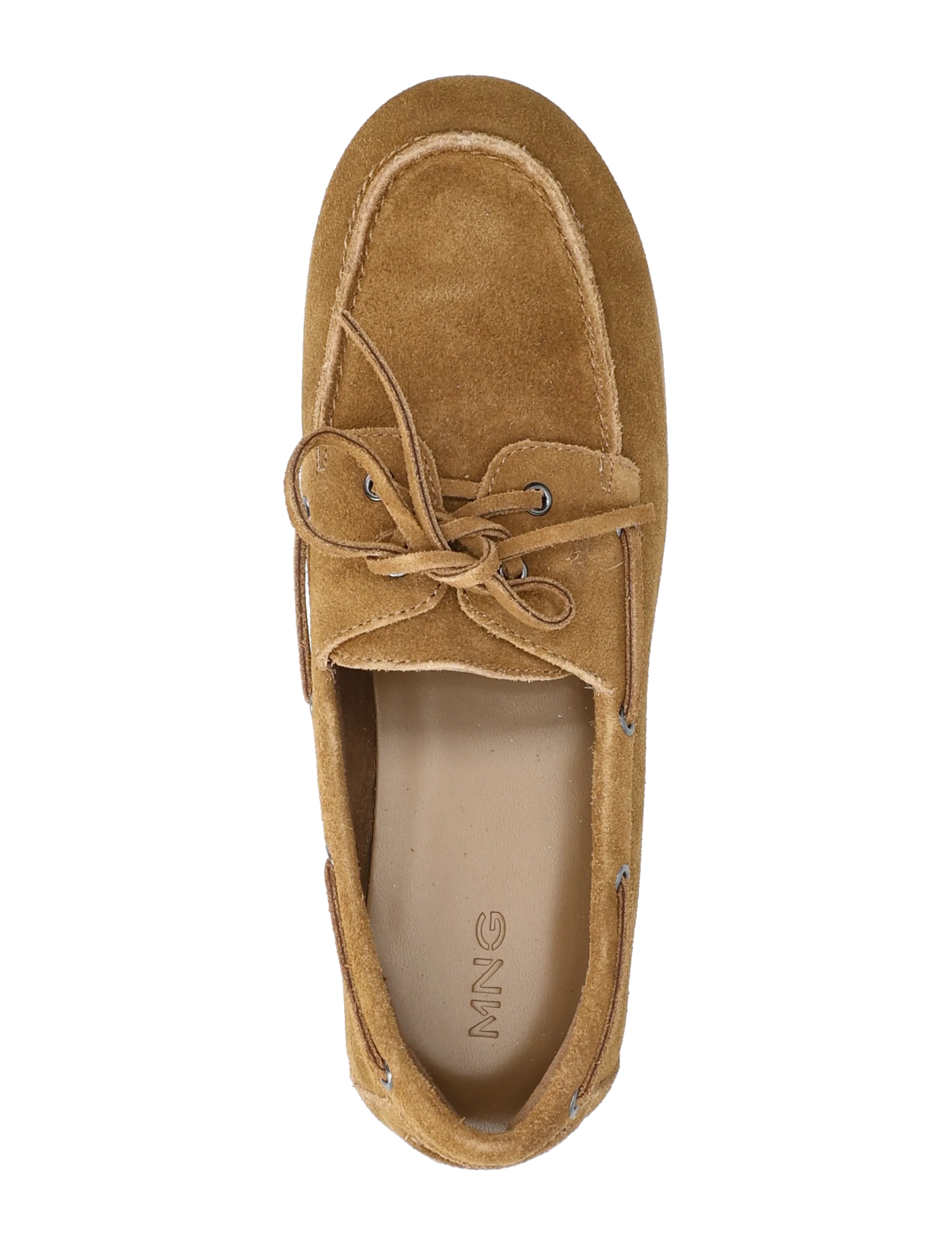 Mango - Suede nautical shoes - sommerschnäppchen - lt pastel brown - 3