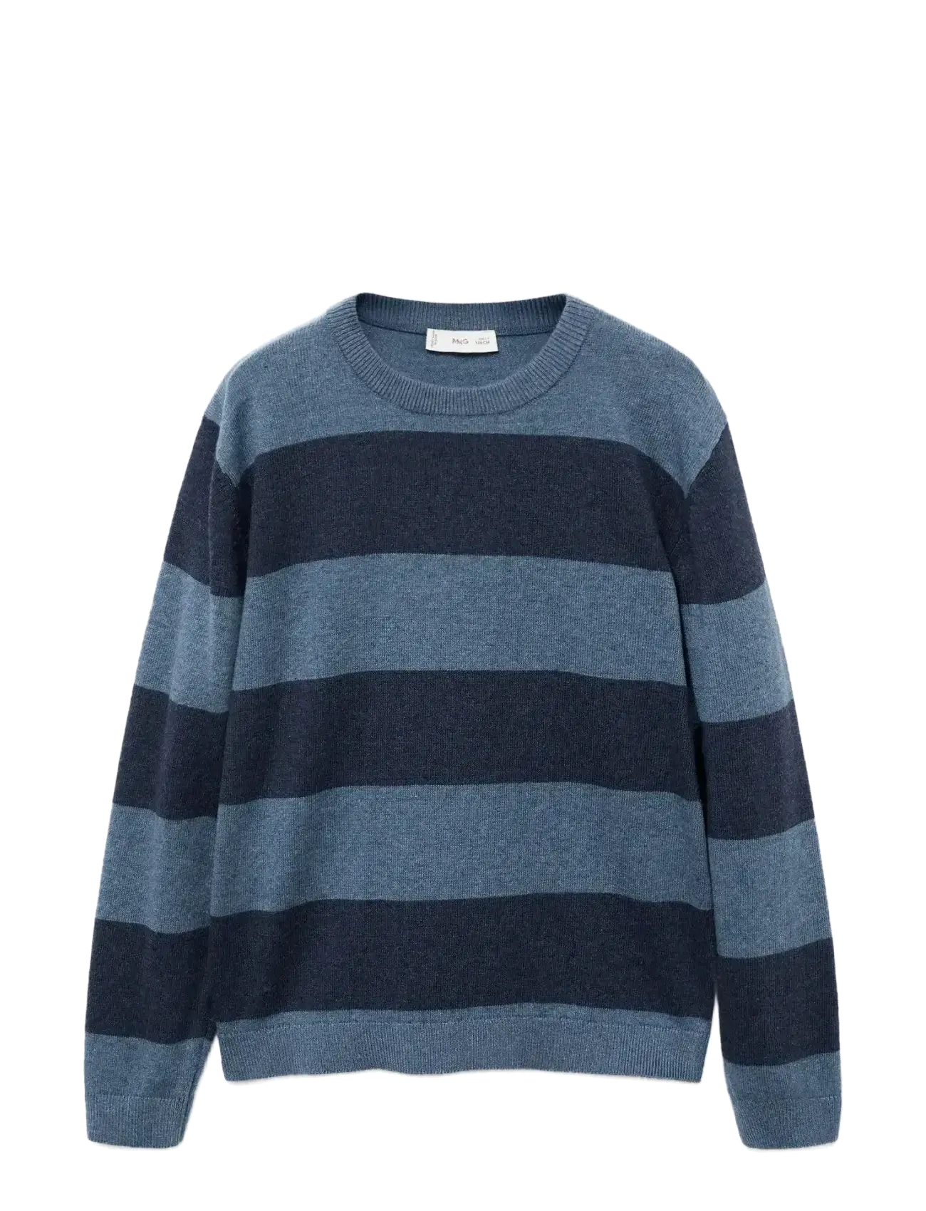 Mango Knit striped sweater - App deal - MEDIUM BLUE / navy