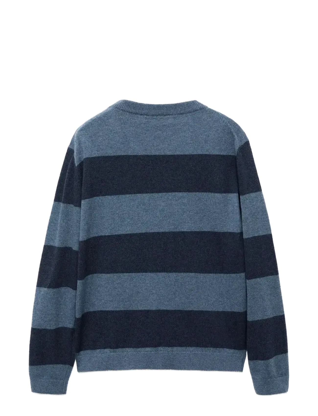 Mango - Knit striped sweater - pullover - medium blue - 2