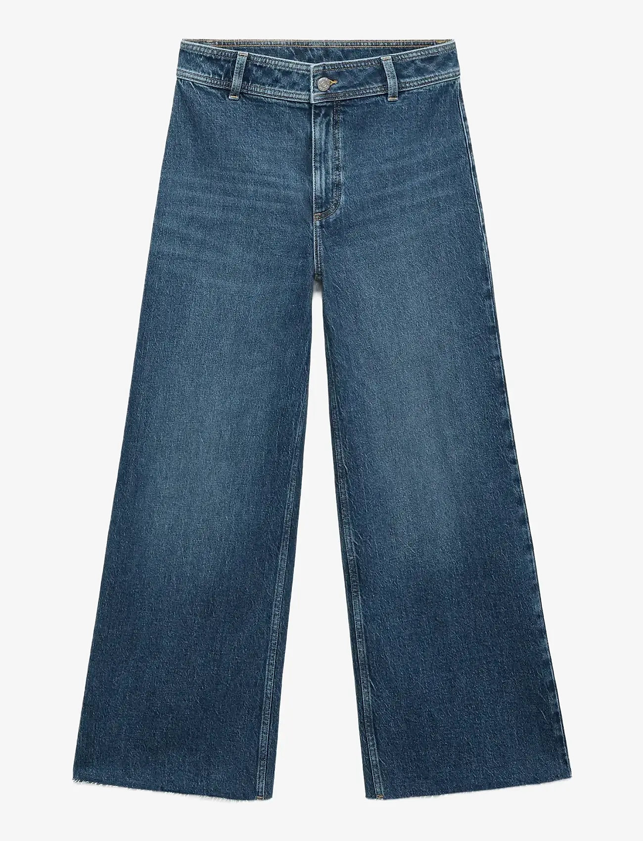 Mango - Catherin culotte high-rise jeans - madalaimad hinnad - open blue - 0