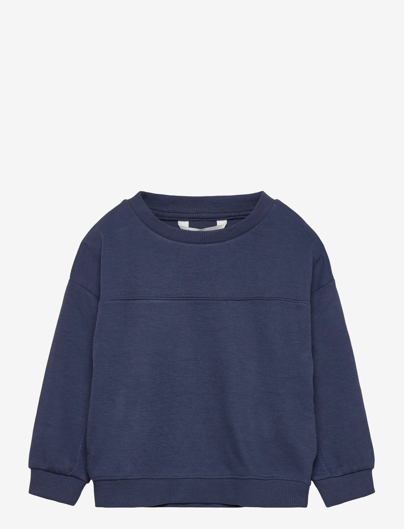 Mango - Oversize cotton sweatshirt - sweatshirts - dark blue - 0
