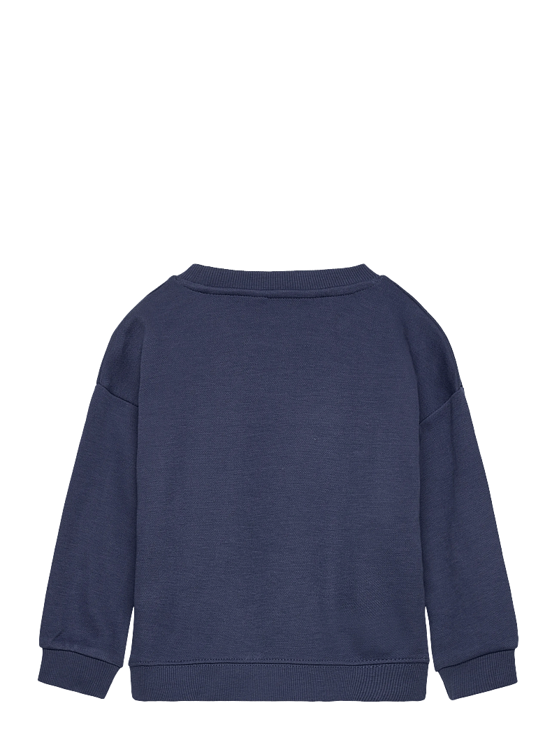 Mango - Oversize cotton sweatshirt - sweatshirts - dark blue - 1