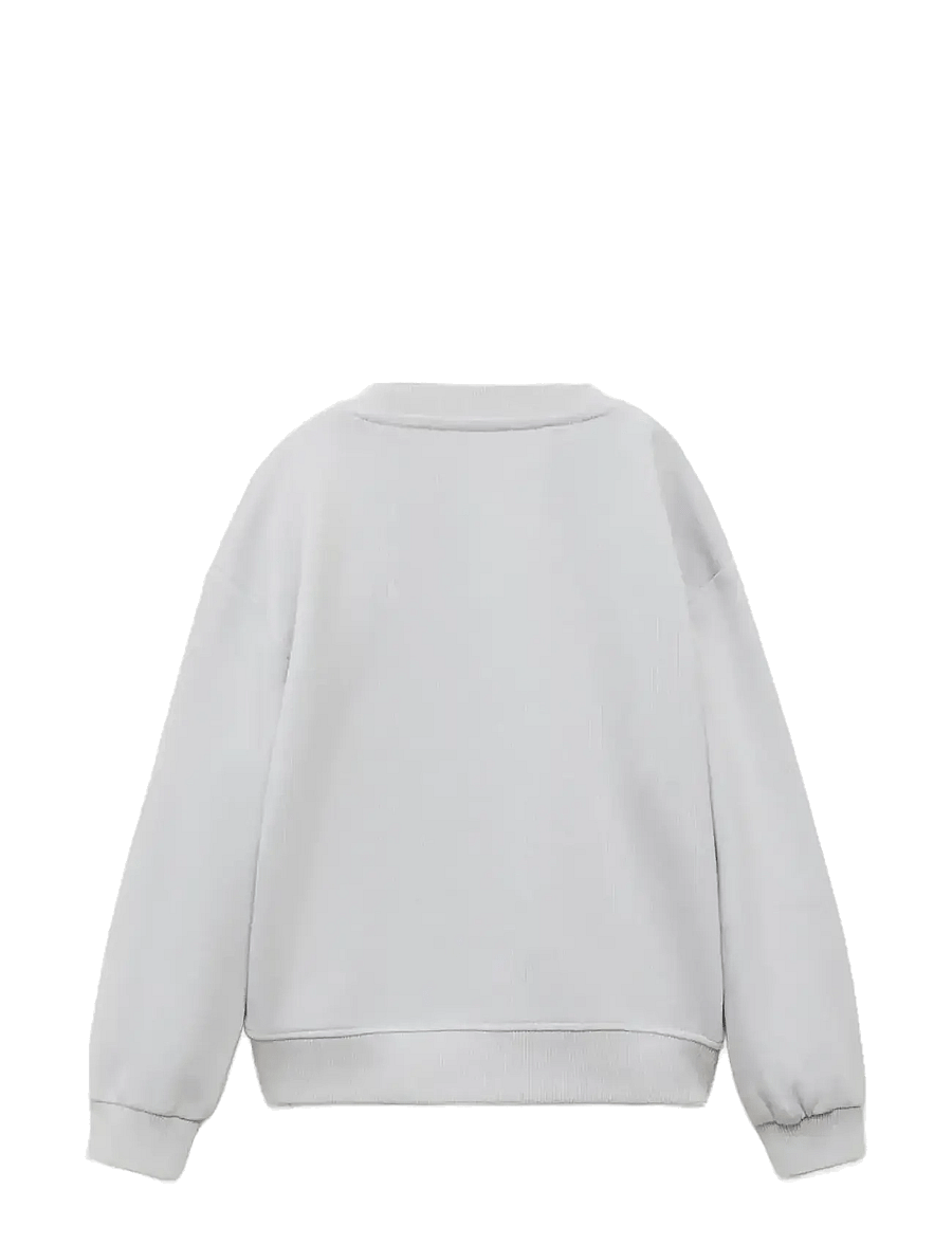Mango - Sweatshirt with embroidered animals - sweatshirts - natural white - 2