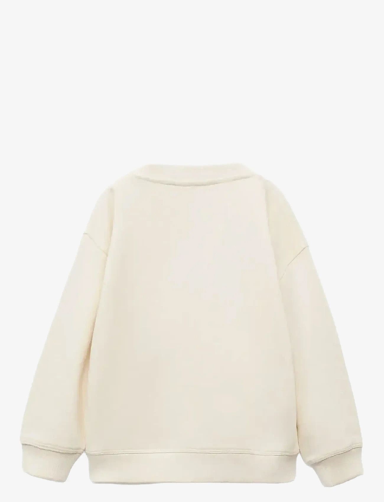Mango - Sweatshirt with embroidered animals - høstklær - light beige - 1