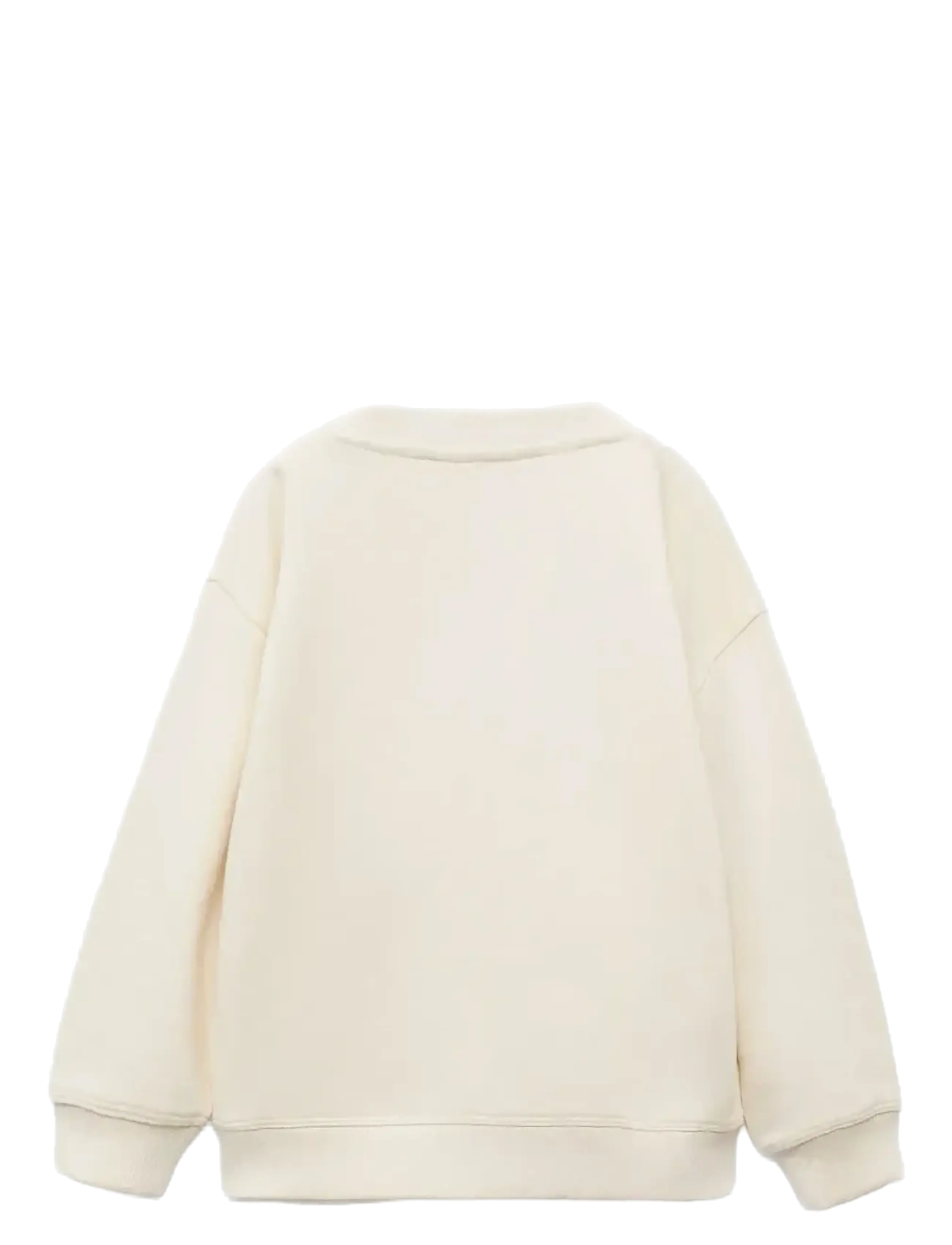 Mango - Sweatshirt with embroidered animals - sweatshirts - light beige - 2